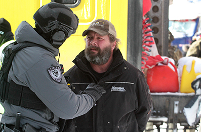 Police Break Up Ottawa Truck Protest : February 2022 : Personal Photo Projects : Photos : Richard Moore : Photographer